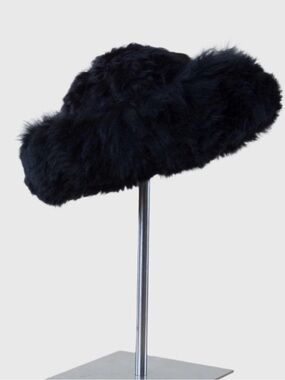 NEW Women's Simply Natural 100% Baby Alpaca Fur Hat (Made In Peru) OSFA